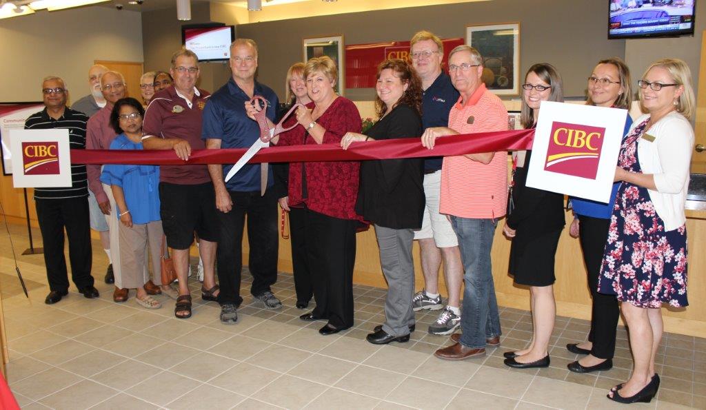 CIBC Banking Center ribbon cutting 09182017