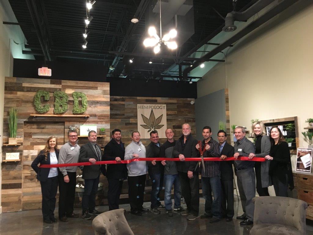19-0227 Hempology CBD Store ribbon cutting