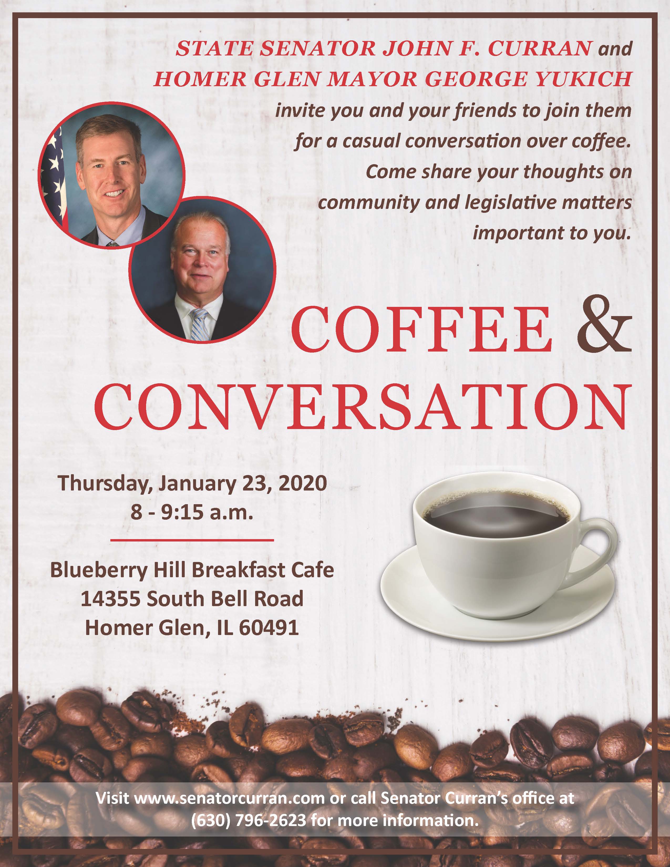 Senator Curran Coffee Chat Jan 23, 2020