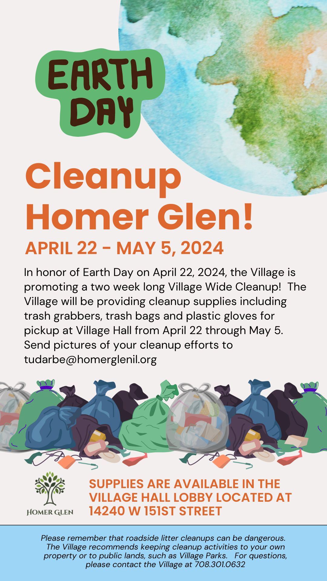 Earth Day Clean Up Week 2024