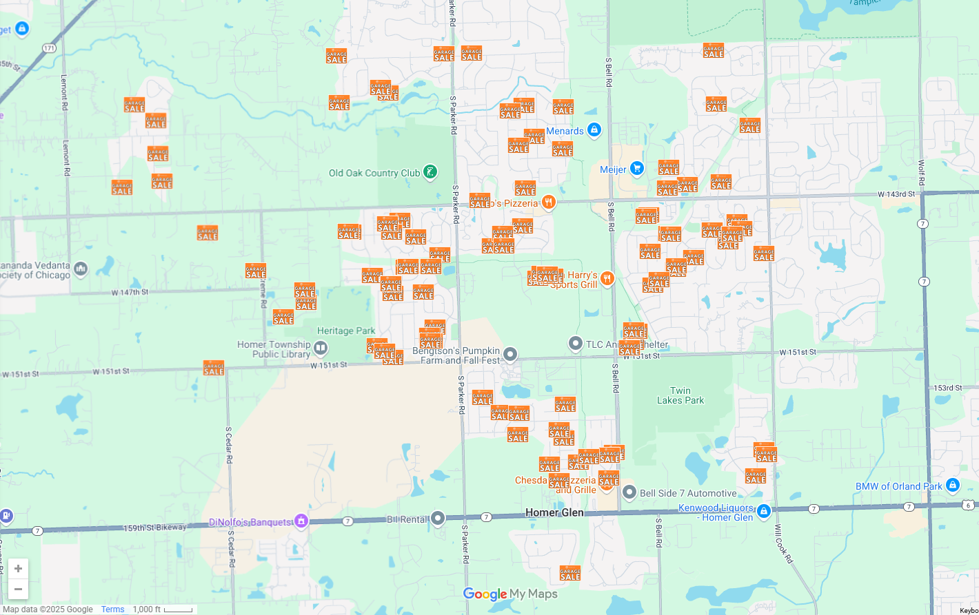 Garage Sale Map